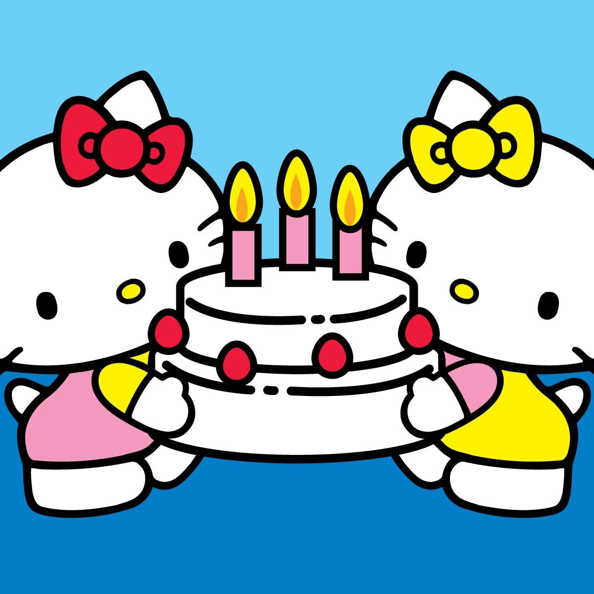 1200x1200 Happy Birthday, Hello Kitty Amp Mimmy! Hello Kitty