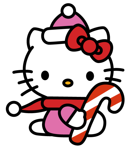 512x573 Hello Kitty Christmas Clipart