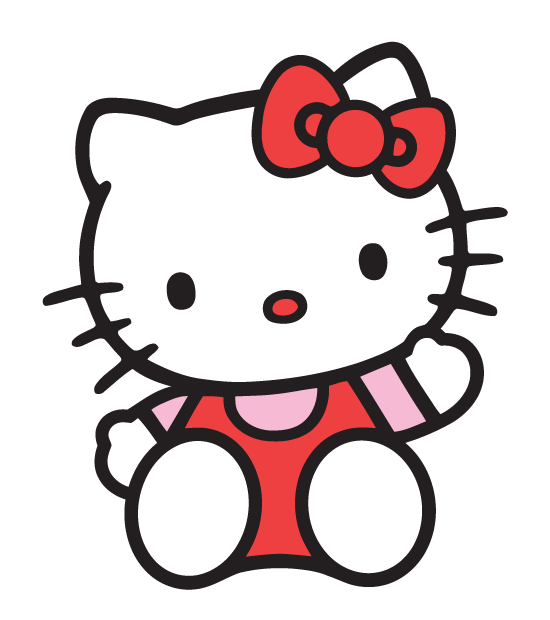 550x620 Hello Kitty Clipart Free Hellow Kitty Vector Free Graphics