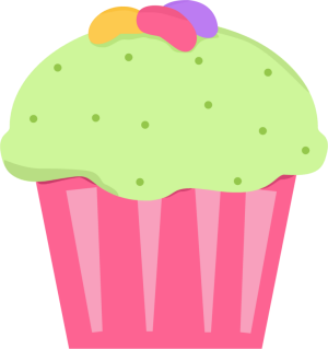 300x319 Jelly Bean Cupcake Art Cupcakes Jelly Beans, Clip