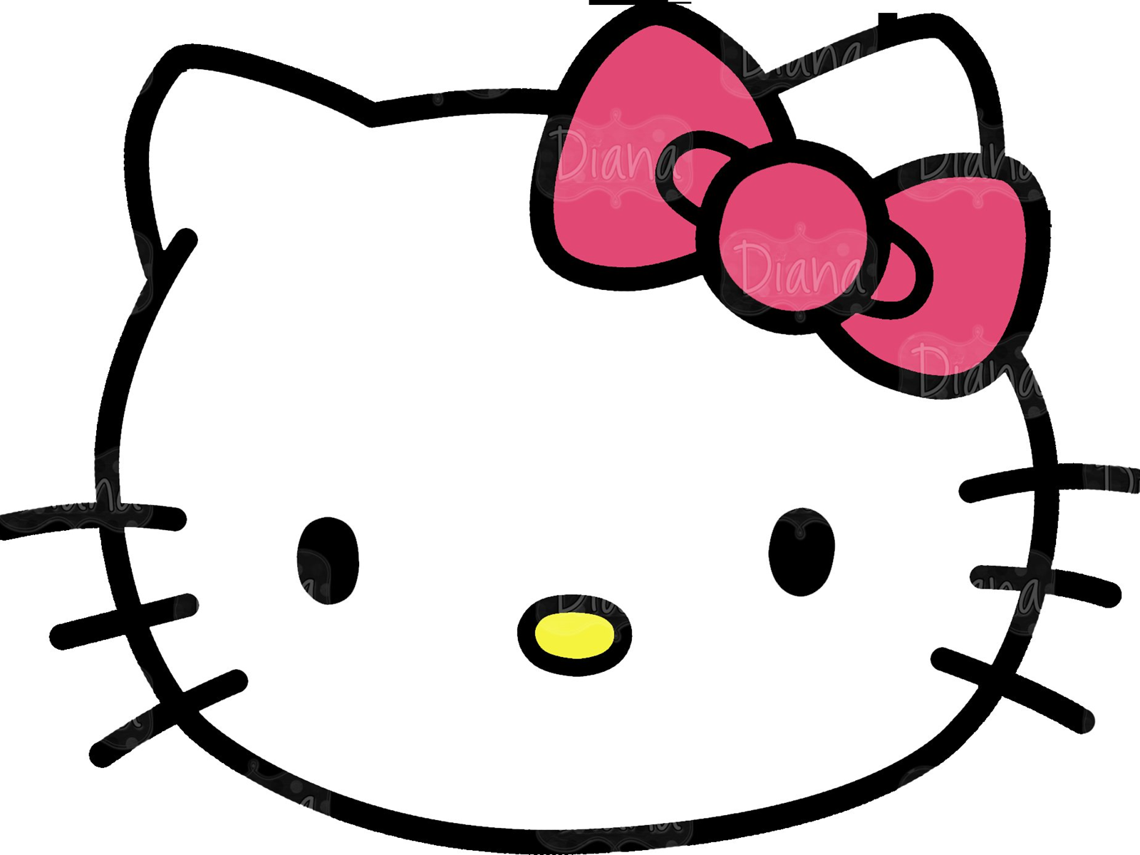 1600x1200 Hello Kitty Logo Kitten Clip Art