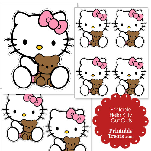 500x500 Teddy Bear Clipart Hello Kitty