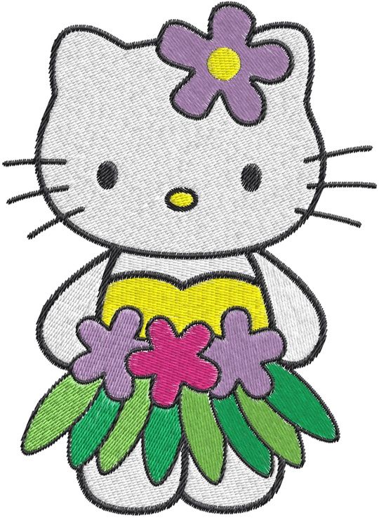 540x737 Hawaii Clipart Hello Kitty