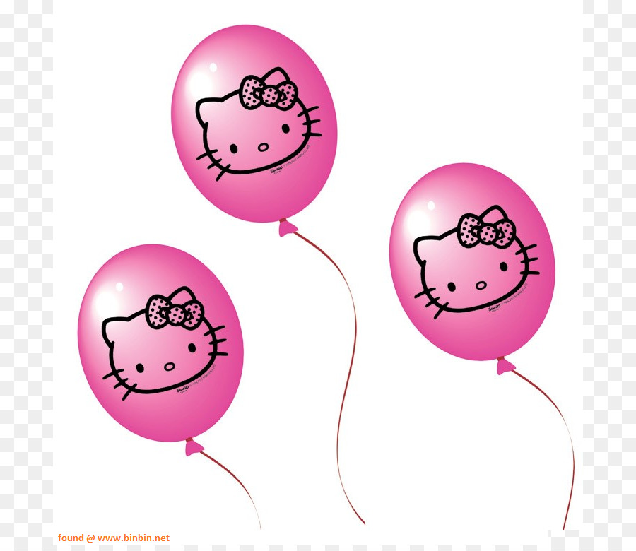 900x780 Hello Kitty Balloon Party Clip Art