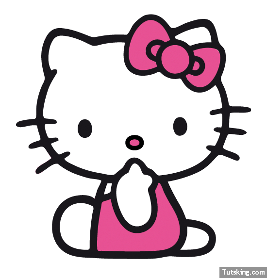 550x573 Free Hello Kitty Clipart Image
