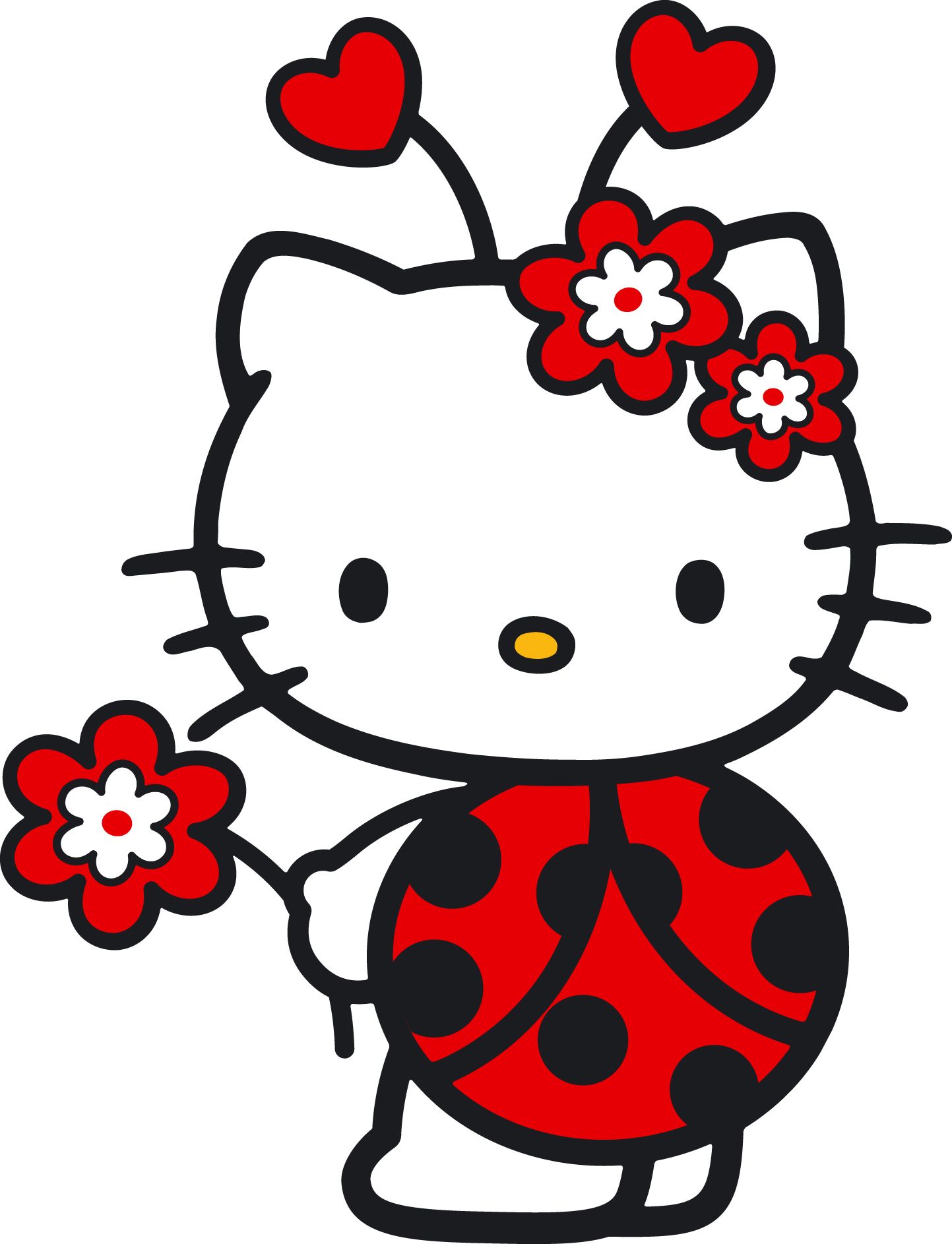 1443x1886 7 Hello Kitty Transferbilder. Helle Und Dunkle