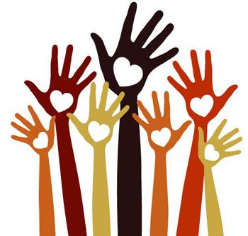 350x333 Helping Hands Clipart