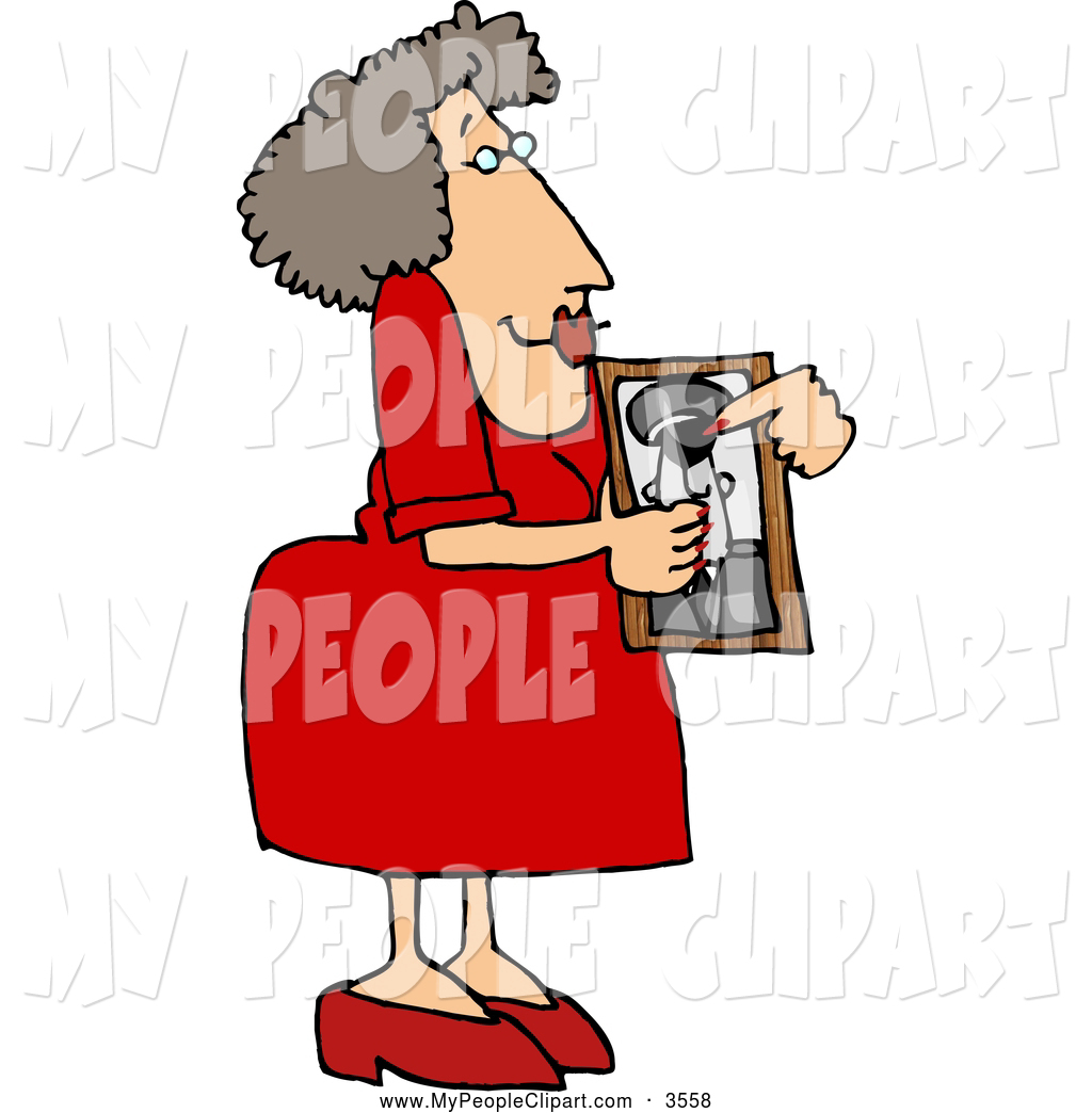 1024x1044 Clip Art Of A Proud Mother Showing A Picture Of Her Son Who