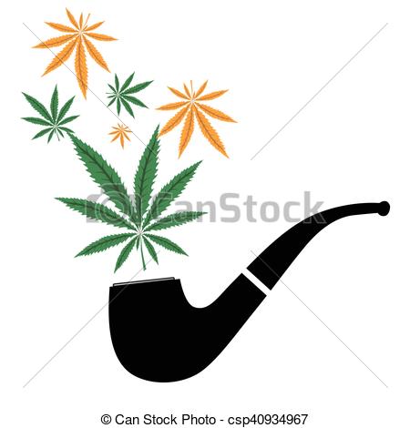 450x470 Drug Cannabis. Marijuana Flower Bud And Pipe Isolated On Clip