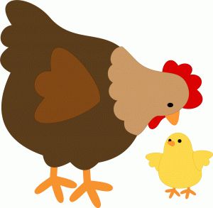 300x293 Hen Chicken Gallina Pollito Clipart Granja Farm Cumple 3