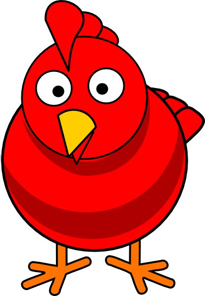 414x596 Big Red Hen Clip Art