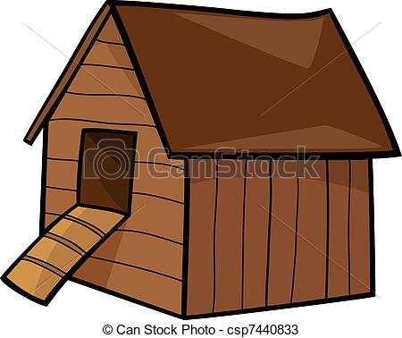 450x378 Cartoon Illustration Of Farm Hen House Vectors Search Clip Art