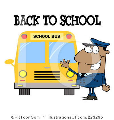 400x420 Free School Bus Driver Clipart