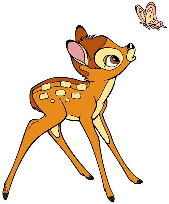 538x651 Bambi Clipart Disney Art