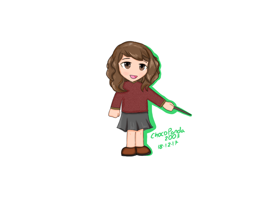 1033x774 Hermione Granger Chibi By Chocopanda2003