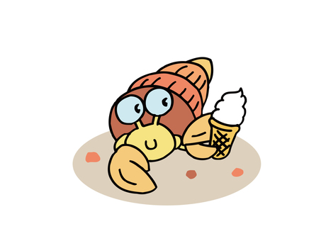 453x340 Free Cliparts Hermit Crab, Rustic, Beach