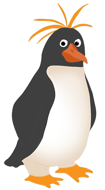 338x609 Funny Penguin Clip Art