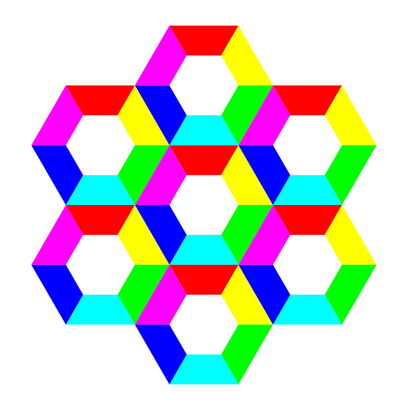 800x800 Free Clipart Half Hexagon Fun 10binary