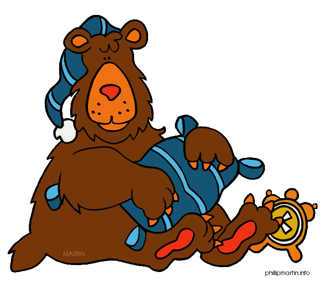 648x570 Biology Clip Art By Phillip Martin, Hibernation
