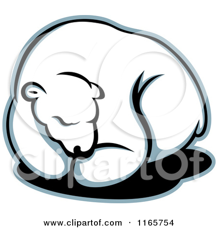 450x470 Black Bear Hibernating Clipart