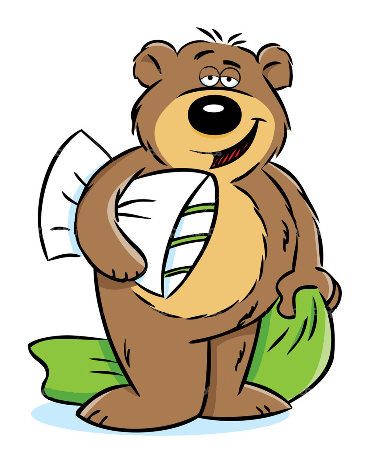 1200x1500 Hibernating Bear Clipart