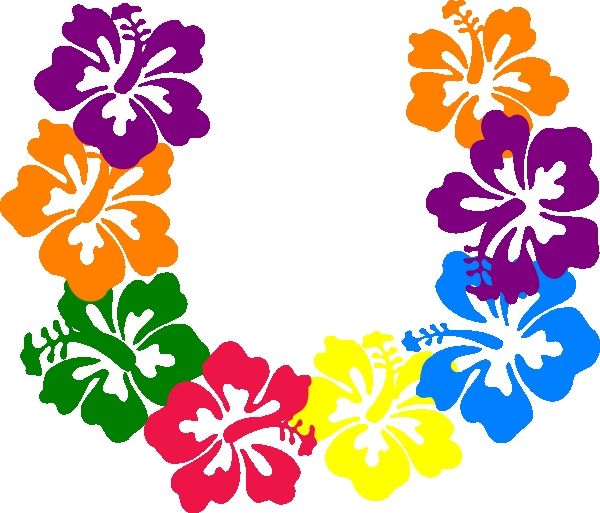 600x513 Lei Flowers Clip Art