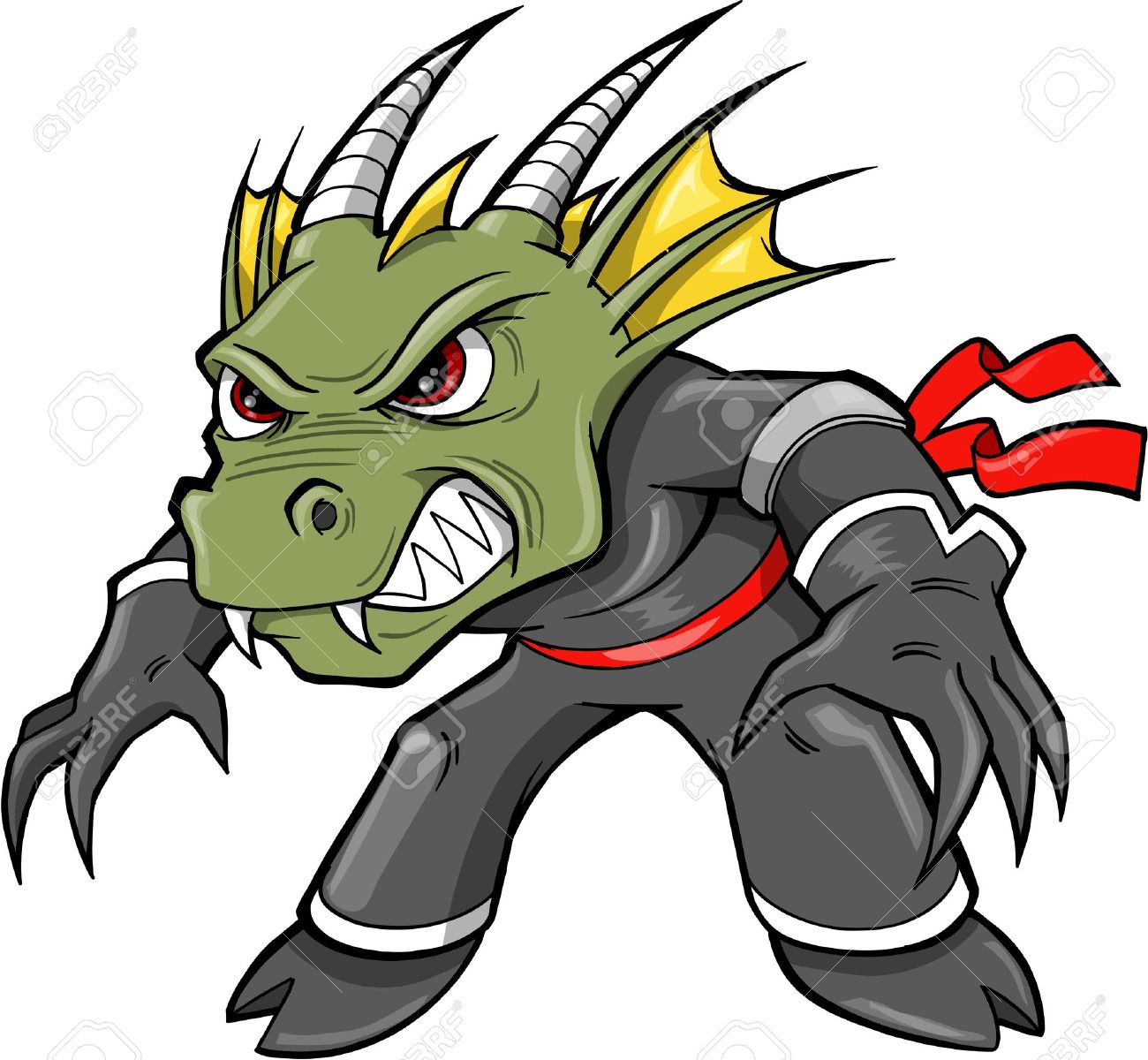 1300x1200 Dragon Clipart Ninja