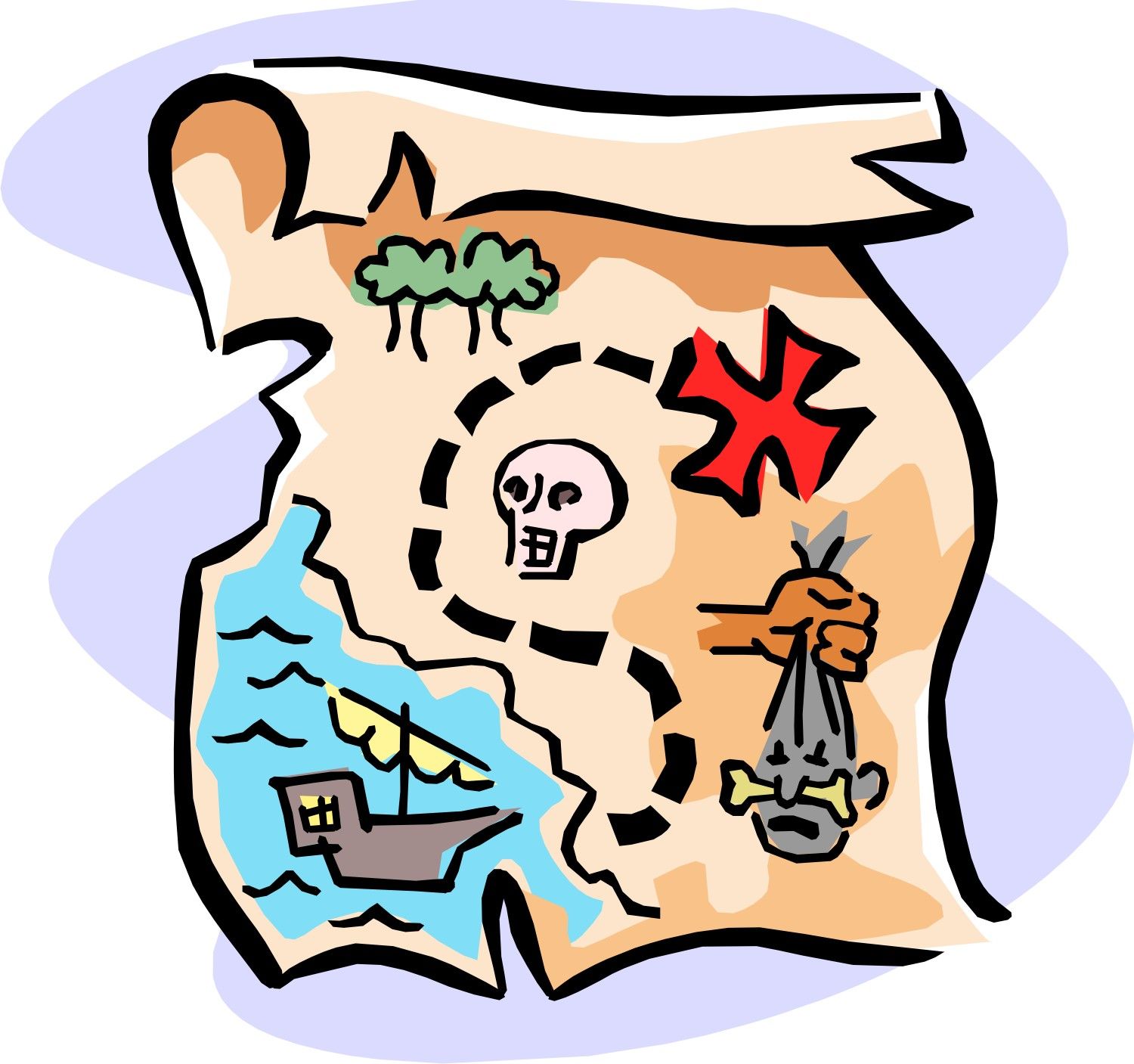1500x1407 A Treasure Map Is A Map That Marks The Location Of Buried Treasure
