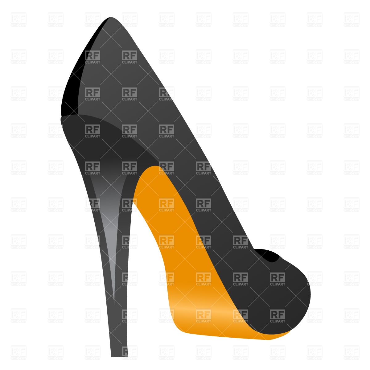 1200x1200 High Heels Shoes Free Download Vector Clip Art Image