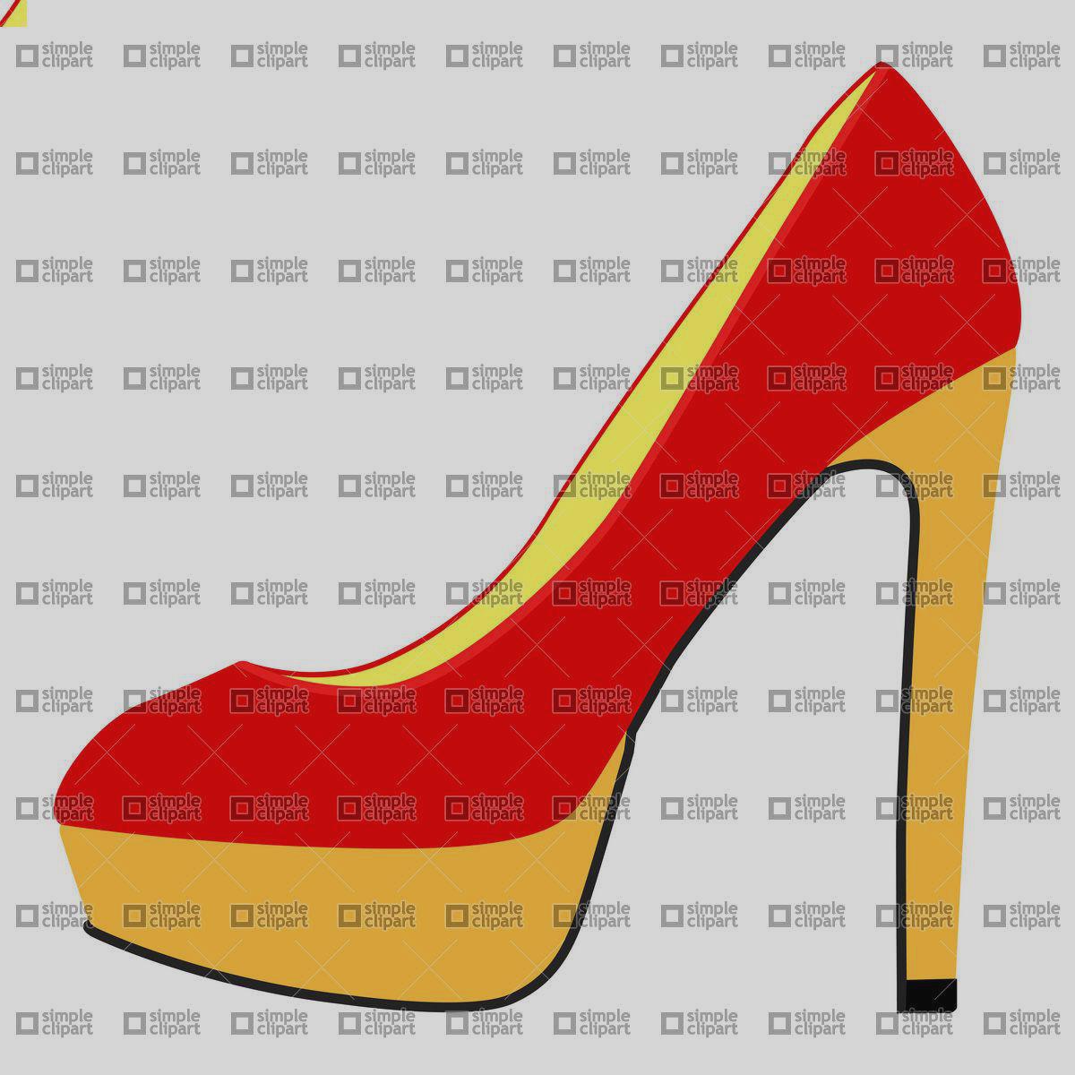 1200x1200 Clip Art High Heel Shoe Vector Image 21361 0yrhjla
