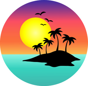 300x293 Pink Palm Trees Clip Art High Quality