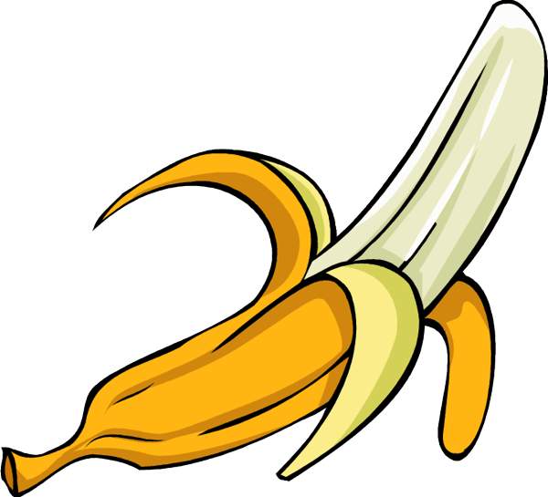 600x545 Banana Clipart High Resolution 3049101