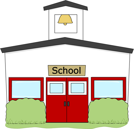 467x450 Image Of School Building Clipart