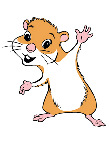 383x500 Hamster Clipart Funny