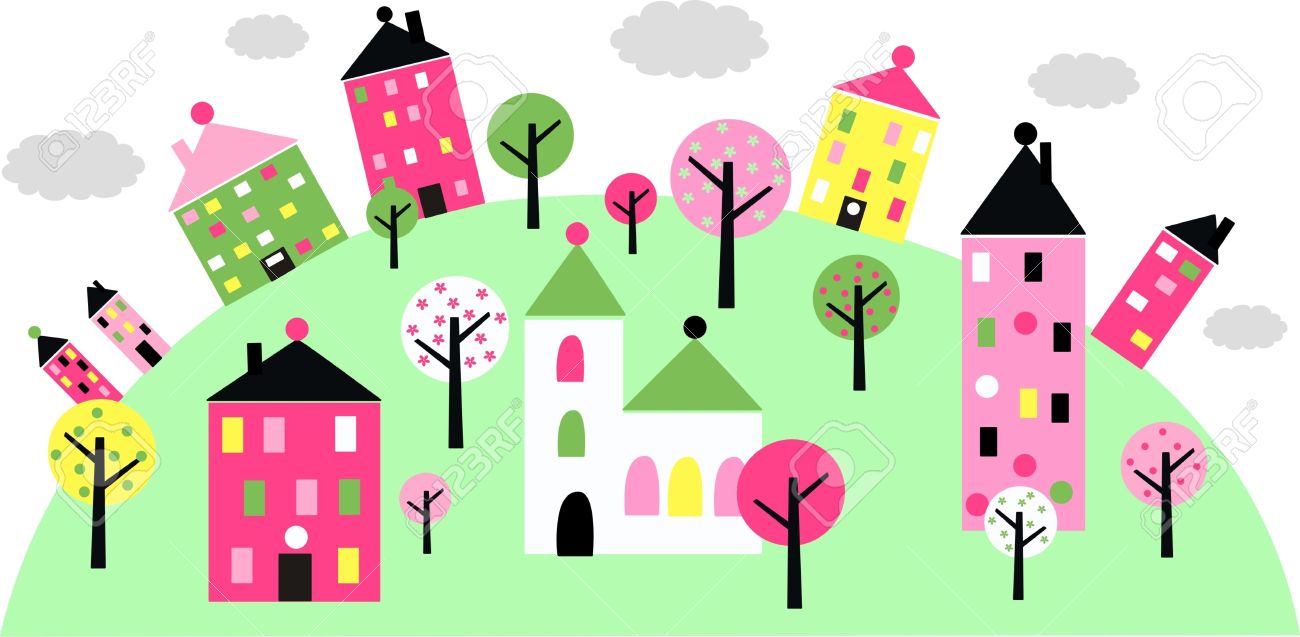 1300x637 Town Hill Clipart