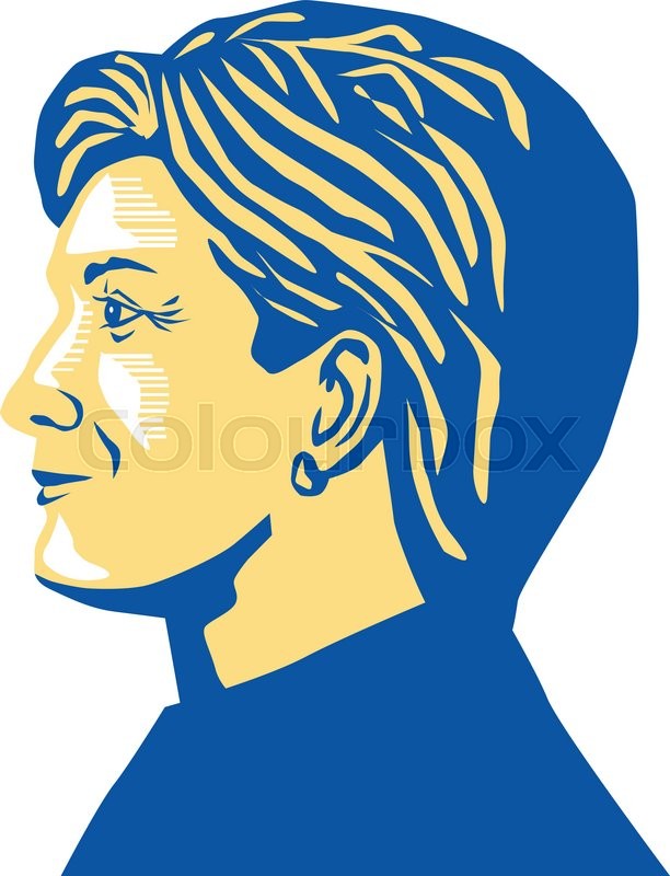 612x800 Illustration Showing Democratic Party Presidential Candidate