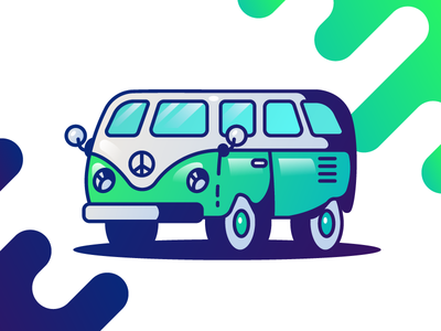 400x300 Hippie Van By Wojtek Dziedzic