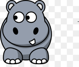 260x220 Free Download Hippopotamus Cartoon Drawing Clip Art