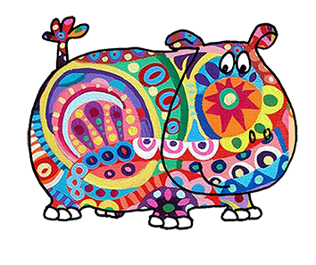354x297 Clip Art Of Hippopotamus Illpopcom