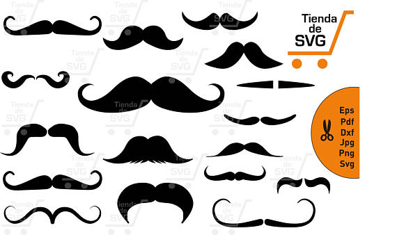 570x338 Mustache Svg Monogram Mustache Svg Frame Hipster Clipart