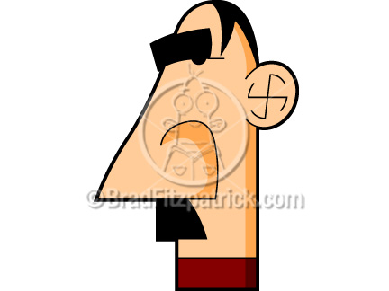 432x324 Cartoon Hitler Clip Art Hitler Clipart Graphics Vector Hitler