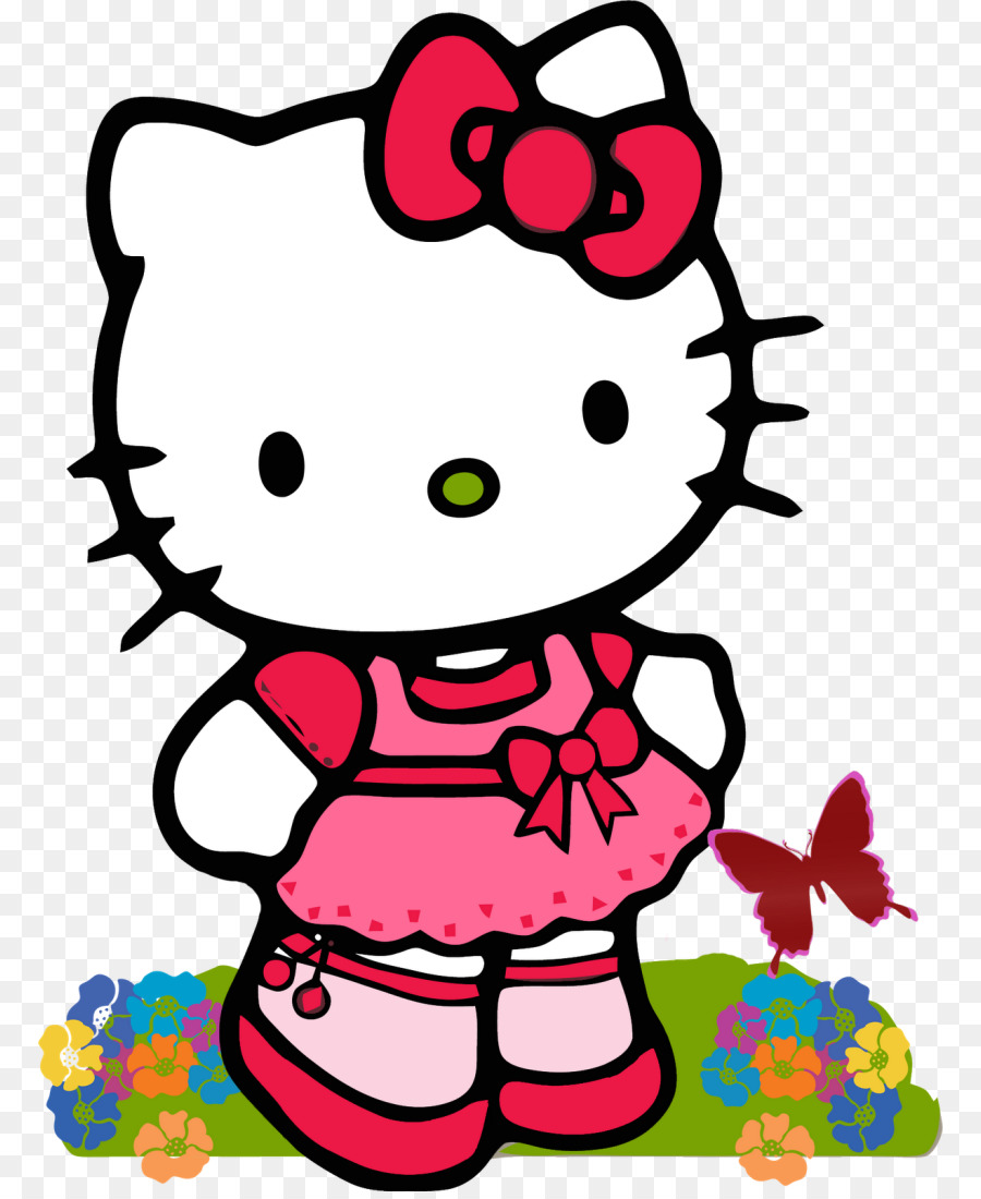 900x1100 Hello Kitty Cartoon Character Clip Art