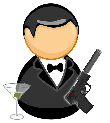 446x500 Secret Agent Public Domain Vectors