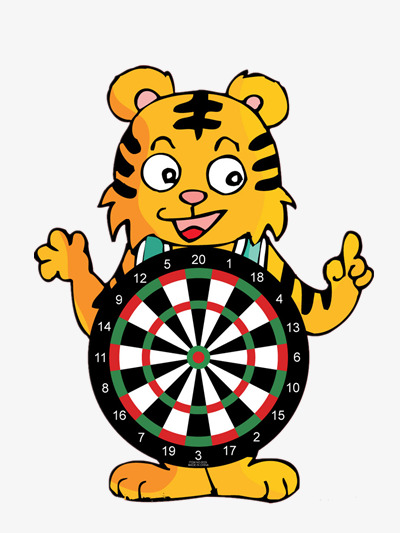400x533 Hobbies Darts Tiger, Cartoon, Flak, Animal Png Image And Clipart