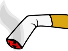 220x165 Smoking Cigarette Clipart