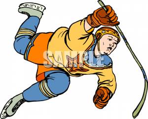 300x240 A Hockey Player Falling