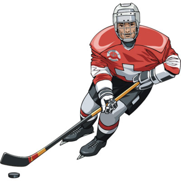 600x600 Ice Hockey Clipart Hockey Player Free Images