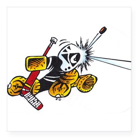 460x460 Small Saves Slapshot! Sticker On Hockey