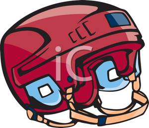 300x258 A Protective Hockey Helmet