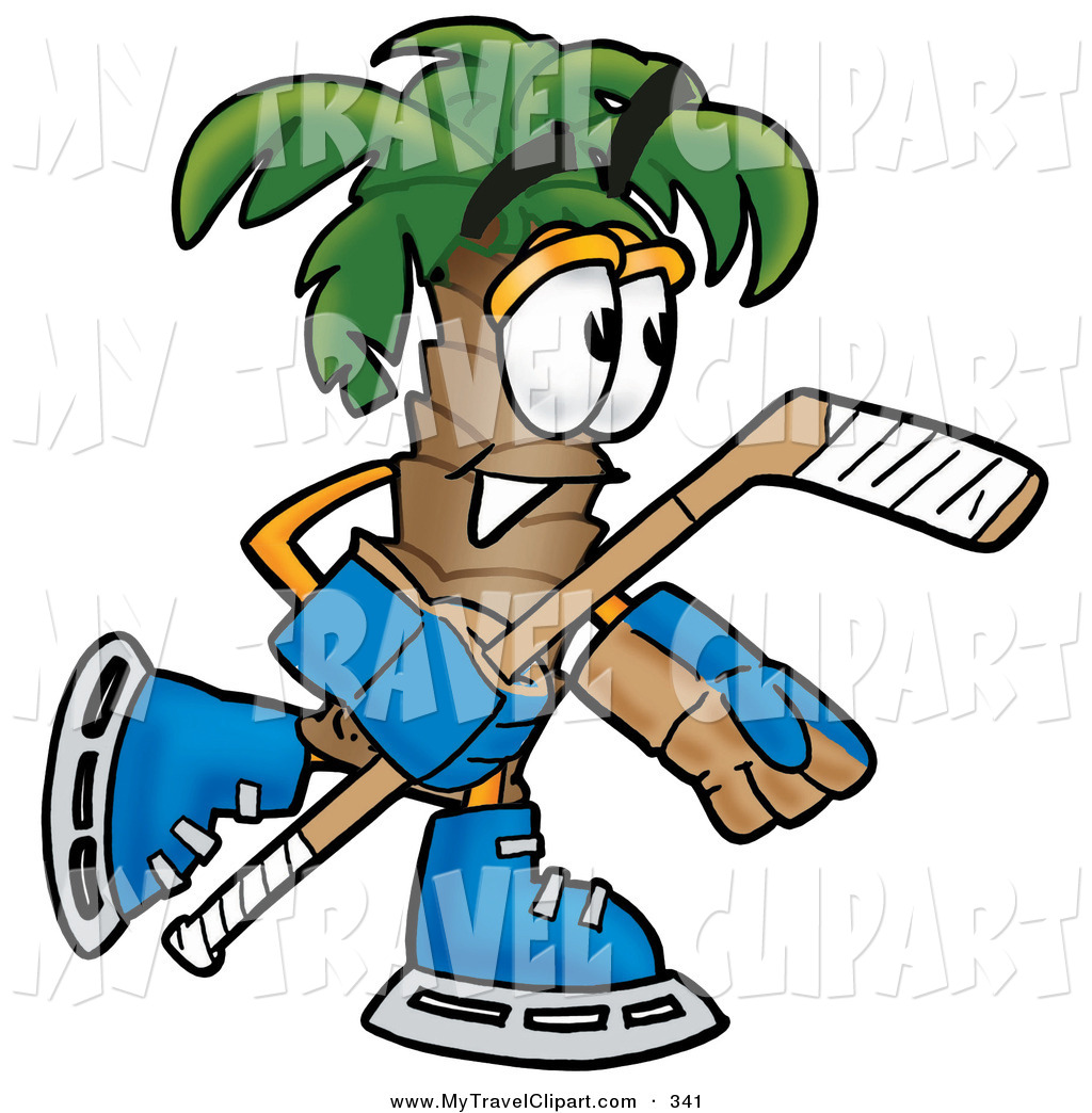 1024x1044 Clipart Of An Athletic Palm Tree Mascot Cartoon Character Playing